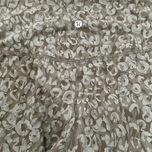 lululemon athletica Taupe Leopard Leggings